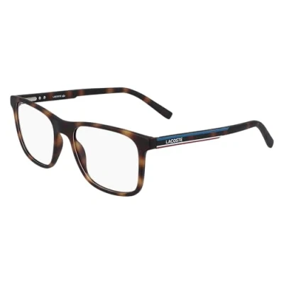 Abbildung von Brillen LACOSTE 41651 214 (214) MATTE HAVANA 53/18/145 MALE