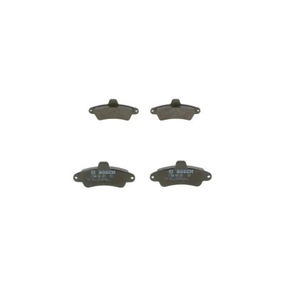 Abbildung von BOSCH 0 986 424 277 Bremsbelagsatz Low Metallic mit Anti Quietsch Blech, Montageanleitung FORD: MONDEO 2, 2 Stufenheck, Cougar Coupe