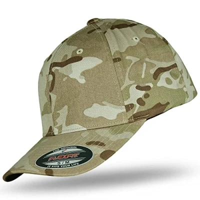 Abbildung von Flexfit Original Basecap Baseball Cap Multicam Khaki S/M