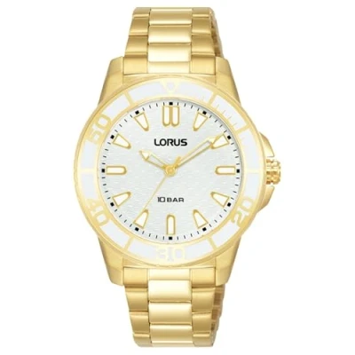 Abbildung von Lorus Damen Analog Quarz Uhr mit Metall Armband RG256VX9