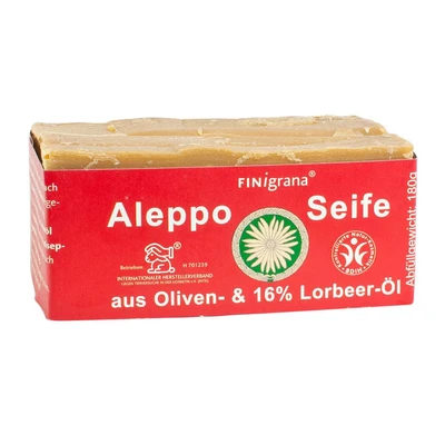 Abbildung von Finigrana Feste Duschseife Alepposeife mit Lorbeer, 180 g