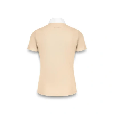 Abbildung von Wettkampfshirt Sammy Mädchen Kurzarm Beige Größe 110