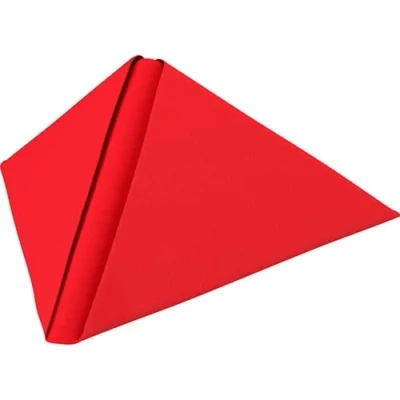 Abbildung von 540x Serviette Dunilin 40cm x 1 lagig 1/4 Falz rot