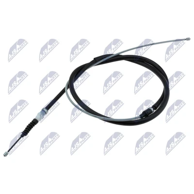 Abbildung von NTY HLR PE 006 Handbremsseil hinten links, rechts 2128, 1330 Scheibenbremse PEUGEOT: 308 I SW, SW Kasten / Kombi