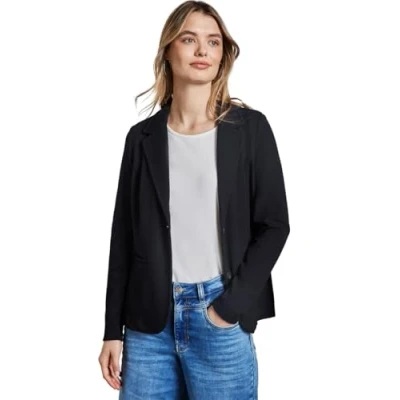 Abbildung von Street One Struktur Blazer, Damen, Größe: 46, Blau