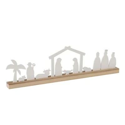 Abbildung von Spetebo Krippe Silhouette Weihnachtskrippe aus Holz (1 tlg), Deko Aufsteller für Weihnachten