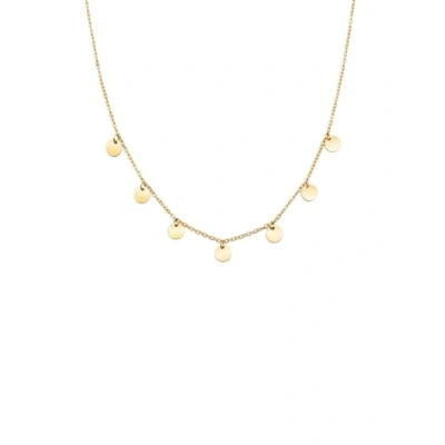 Abbildung von Singularu Mini Moons Halskette goldcoloured, Damen, Größe: One Size, Gold/coloured
