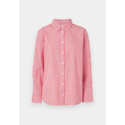 Abbildung von TOM Tailor Denim Striped Shirt Hemdbluse, Damen, Größe: Small, Red/white
