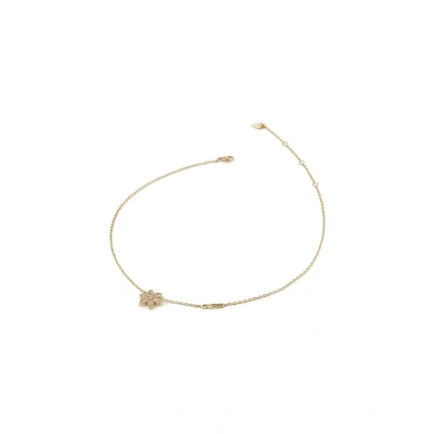 Abbildung von Guess Lotus Halskette, Damen, Größe: One Size, Goldenfarbe