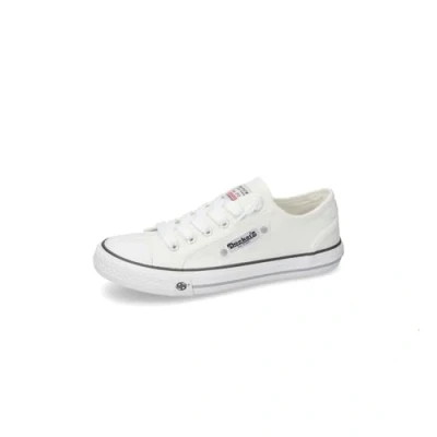 Abbildung von Dockers by Gerli Damen Low Top Sneaker, Frauen Halbschuhe,Strassenschuhe,Sportschuhe,Freizeitschuhe,Turnschuhe,Laufschuhe,Weiss,44 EU