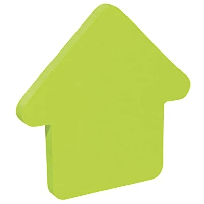 Abbildung von DONAU 7560001PL 16 Notes Haftnotizen Pfeils Grün/ Selbstklebewürfel Haftnotizzettel Sticky Notes/ 1x50 Blatt, Notizblöcke für Büro Schule