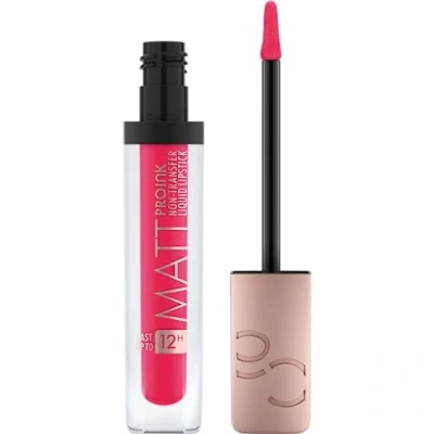 Abbildung von Catrice Matt Pro Ink Non Transfer Liquid Lipstick, Nr. 150, Pink, langanhaltend, mattierend, schnelltrocknend, vegan, ohne Parabene, Mikroplastikpartikel, Nanopartikel frei, 1er Pack (5ml)
