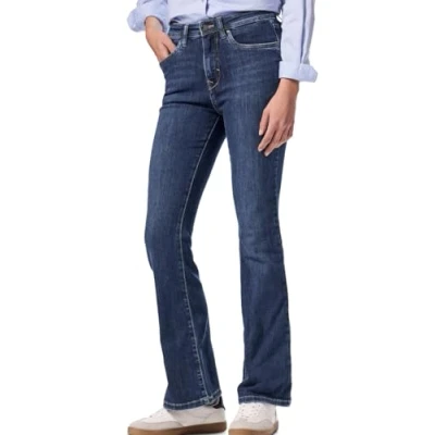 Abbildung von Street One Studio Damen F378441 Style LTD QR_Studio_Skinny Flare,hw, Dark Blue Washed, 32 W/30 L