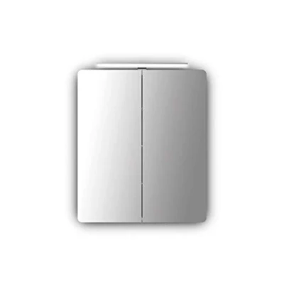 Abbildung von Sieper Badezimmerspiegel Serie Espella, Aluminium Spiegelschrank mit Beleuchtung, 17Tx65Bx80H cm