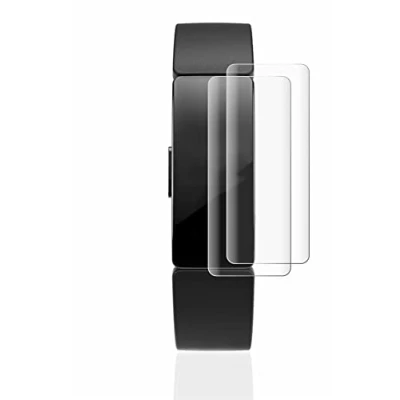Abbildung von BROTECT 2 Stück Full Cover Schutzfolie für Fitbit Inspire HR Screen Displayschutz Folie [3D Curved, Anti Fingerprint, Kristall Klar]