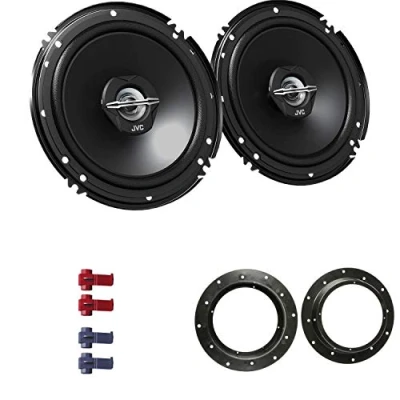 Abbildung von JVC CS J620X Auto Lautsprecher 16,5 cm mit Einbauset passend für Skoda Yeti ab 2009 Türen vorne 600 W 165mm 2 Wege Koax