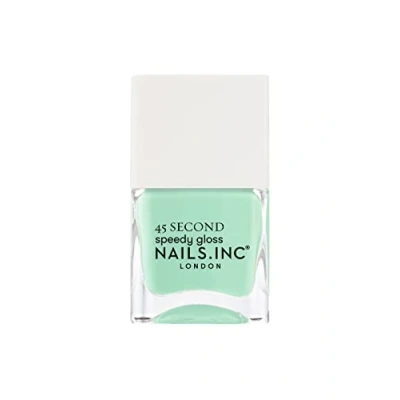 Abbildung von Nails.INC 45 Second Speedy Gloss Wellness In Wimbledon Nagellack, 14 ml, Mintgrün