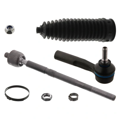 Abbildung von FEBI BILSTEIN 39291 Spurstange Vorderachse rechts mit Muttern Schellen, Lenkmanschetten FIAT: Qubo, Fiorino III Kasten / Kombi