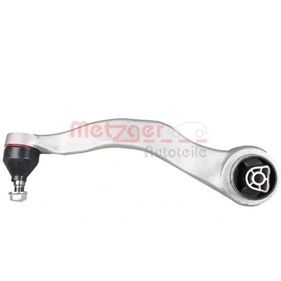 Abbildung von METZGER 58113802 Querlenker mit Trag /Führungsgelenk, Gummilager Vorderachse rechts, unten, vorne Längslenker BMW: 5 Limousine, Touring