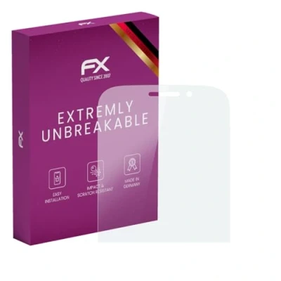 Abbildung von atFoliX Glasfolie kompatibel mit Blackberry Classic Q20 Panzerfolie, 9H Hybrid Glass FX Schutzpanzer Folie