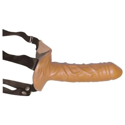 Abbildung von Penishülle „Bull Power“ aus Latex mit verstellbarem Umschnallgurt