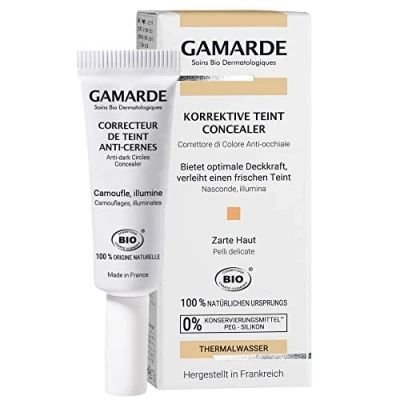Abbildung von GAMARDE Bio Kosmetik: Concealer Teint korrigierend I Veganer Naturkosmetik Conceal Cream Deckender für Männer &amp; Frauen Contour Creme mit optimaler Deckkraft 6 ml