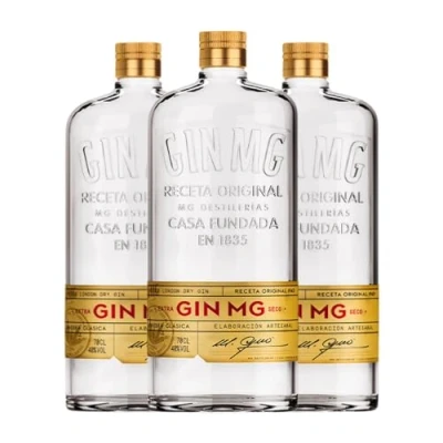 Abbildung von Gin MG 70 cl (Schachtel mit 3 Flaschen von cl)