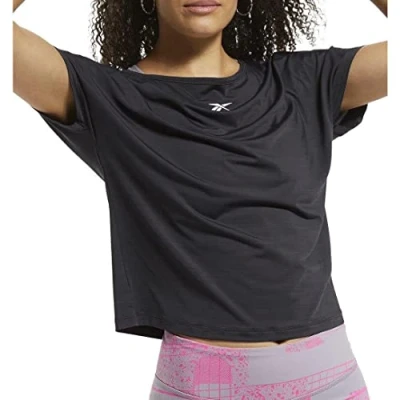 Abbildung von Reebok Damen TS AC Style Tee Unterhemd, Schwarz, L