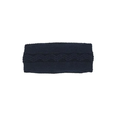 Abbildung von Sterntaler Baby Jungen Stirnband Strick Rippenmuster Winter gefüttert mit Baumwollfleece marine, 53