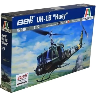 Abbildung von Italeri UH 1B HUEY, 1:72, Bausatz, Rotorflugzeuge, Militärflugzeuge, Kunststoff