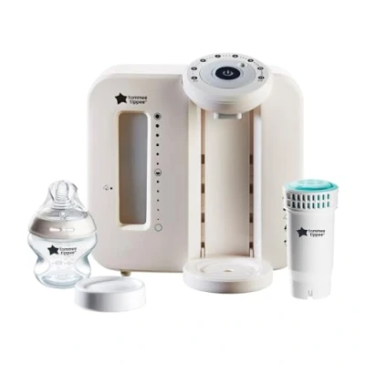Abbildung von Tommee Tippee Perfect Prep Gerät, Instant Babyflaschen Zubereiter mit antibakteriellem Filter, frische Säuglingsnahrung in 2 Minuten, Weiß
