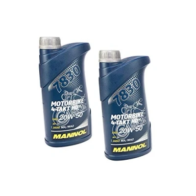 Abbildung von Motorbike 4 Takt Motorenöl SAE 20W 50 MANNOL HD API SL 2 Liter