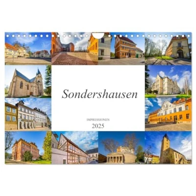 Abbildung von Sondershausen Impressionen (Wandkalender 2025 DIN A4 quer), CALVENDO Monatskalender