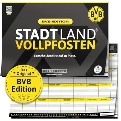 Abbildung von DENKRIESEN Spiel, STADT LAND VOLLPFOSTEN® BVB EDITION &quot;Entscheidend...