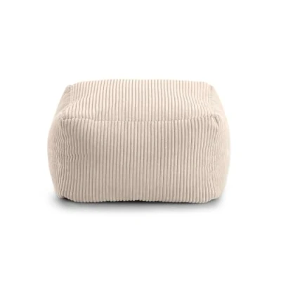 Abbildung von Gutekissen® Kinder Sitzsack „Miki“ Bequem, Montessori Sitzkissen für Kinderzimmer (Beige, 50x50x30 cm)