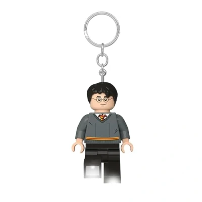 Abbildung von Lego Harry Potter Schlüsselbund LED Taschenlampe für Potterheads 76mm große Figur (KE201) Inklusive 2 CR2025 Batterien