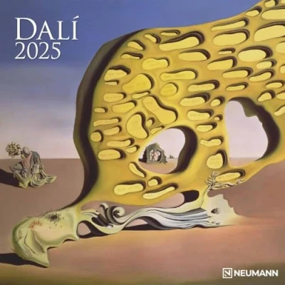 Abbildung von N NEUMANNVERLAGE Dali 2025 Broschürenkalender, 30x30cm, Wandkalender mit ausgewählten Kunstwerken von Dli, internationalen Feiertagen und Mondphasen, viel Platz für Notizen
