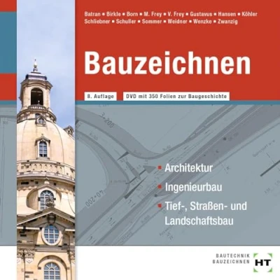 Abbildung von Bauzeichnen: Architektur, Ingenieurbau, Tief , Straßen und Landschaftsbau