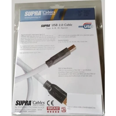 Abbildung von Supra Cables USB 2.0 A B Kabel 3 m