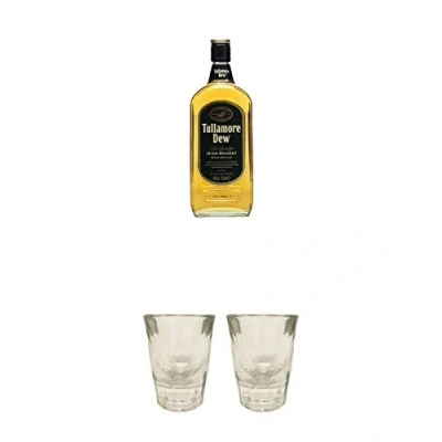 Abbildung von Tullamore Dew Blended Irish Whiskey 1,0 Liter + Shotglas mit 2cl Eichstrich 1 Stück
