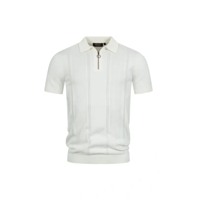 Abbildung von Indicode Jeans Insago Poloshirt, Herren, Größe: Large, Offwhite