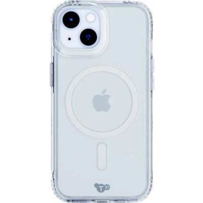 Abbildung von Tech21 Evo Clear Apple iPhone 15 Backcover mit MagSafe Transparent