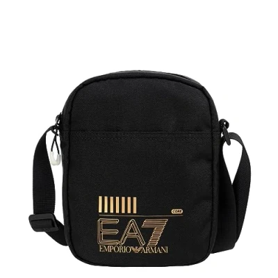 Abbildung von EA7 Emporio Armani Train CORE Pouch BAG Unisex Umhängetasche, Größe: One Size, Black/yellow