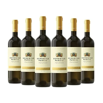 Abbildung von Domeniile Panciu Sauvignon Blanc Rumänischer Weißwein trocken Weinpaket (6 x 0.75 L) D.O.C. C.M.D.