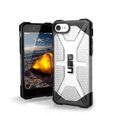 Abbildung von Apple iPhone SE (2022) Hülle Kunststoff UAG Hard Case/Backcover Handyhülle Transparent Shockproof/Stoßfest