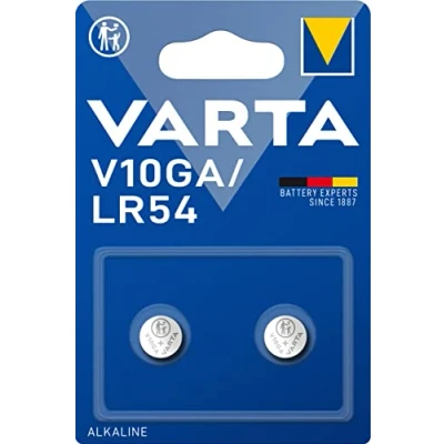 Abbildung von VARTA Batterien Knopfzellen V10GA/LR54, 2 Stück, Alkaline Special, 1,5V, für Spielsachen, Taschenrechner, Messgeräte, kompakt mit langanhaltender &amp; hoher Leistung