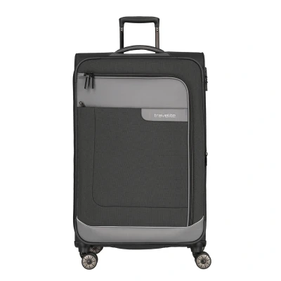 Abbildung von Travelite Viia 4w Trolley L 77 Schiefer Koffer mit 4 Rollen Weichgepäck