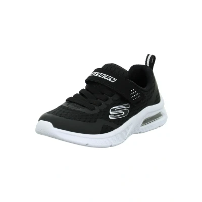 Abbildung von Skechers Herren Microspec Max Torvix Sneaker, Black Textile White Trim, 35 EU
