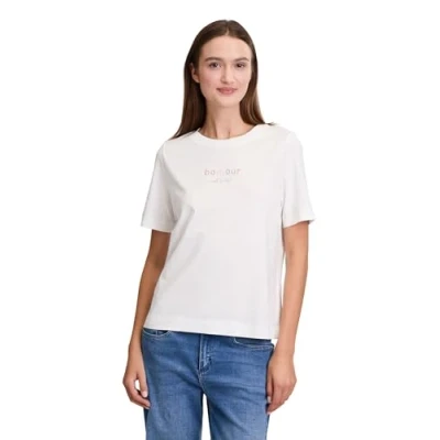 Abbildung von Cartoon Tshirt print, Damen, Größe: 46, Patch cream silver