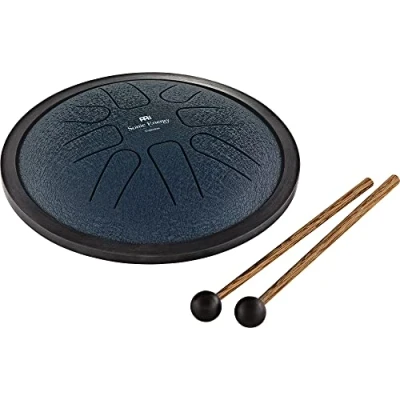 Abbildung von Sonic Energy 7 Zoll Zungentrommel G Moll, 8 Töne Für Meditation, Yoga, Kinder Inkl. Schlägel und Tasche Marineblau (SSTD2NB)